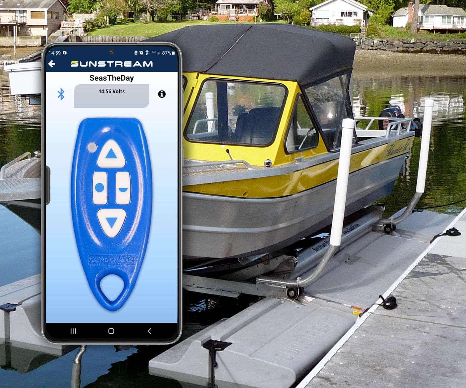 Sistema hidráulico e controle do FloatLift