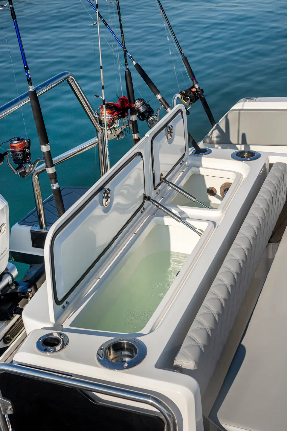 Schaefer V33 Sport Fish a bordo